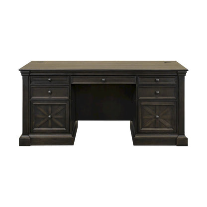 Modern Desk With Drawers – Aesthetic Wood Office Table for Bedroom Study
