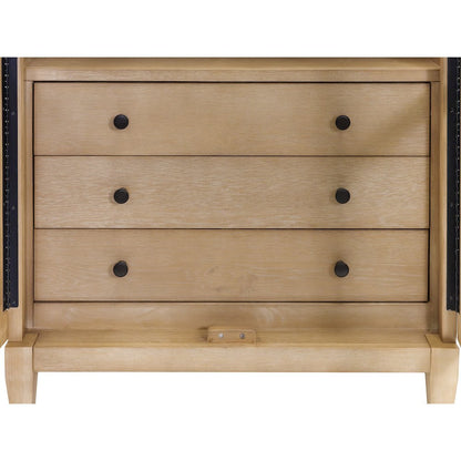 Elegant Arch Cabinet with Storage, Wood Hutch Cabinet for Living Room