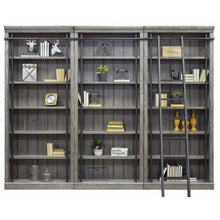 Avondale 8' Tall Bookcase Wall With Ladder