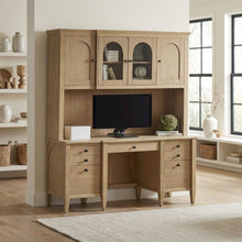 Wood Hutch with Doors in Finish for Stylish Storage