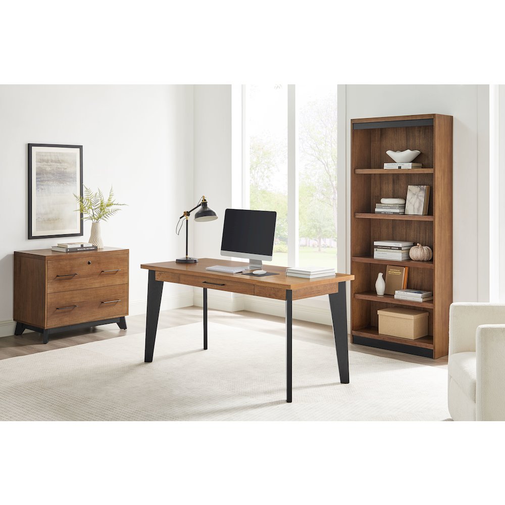 Avery Wood Open Bookcase, Office