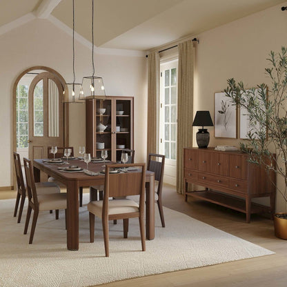 Wood Sideboard, Dining Storage, TV Stand, Entertainment Console, Brown