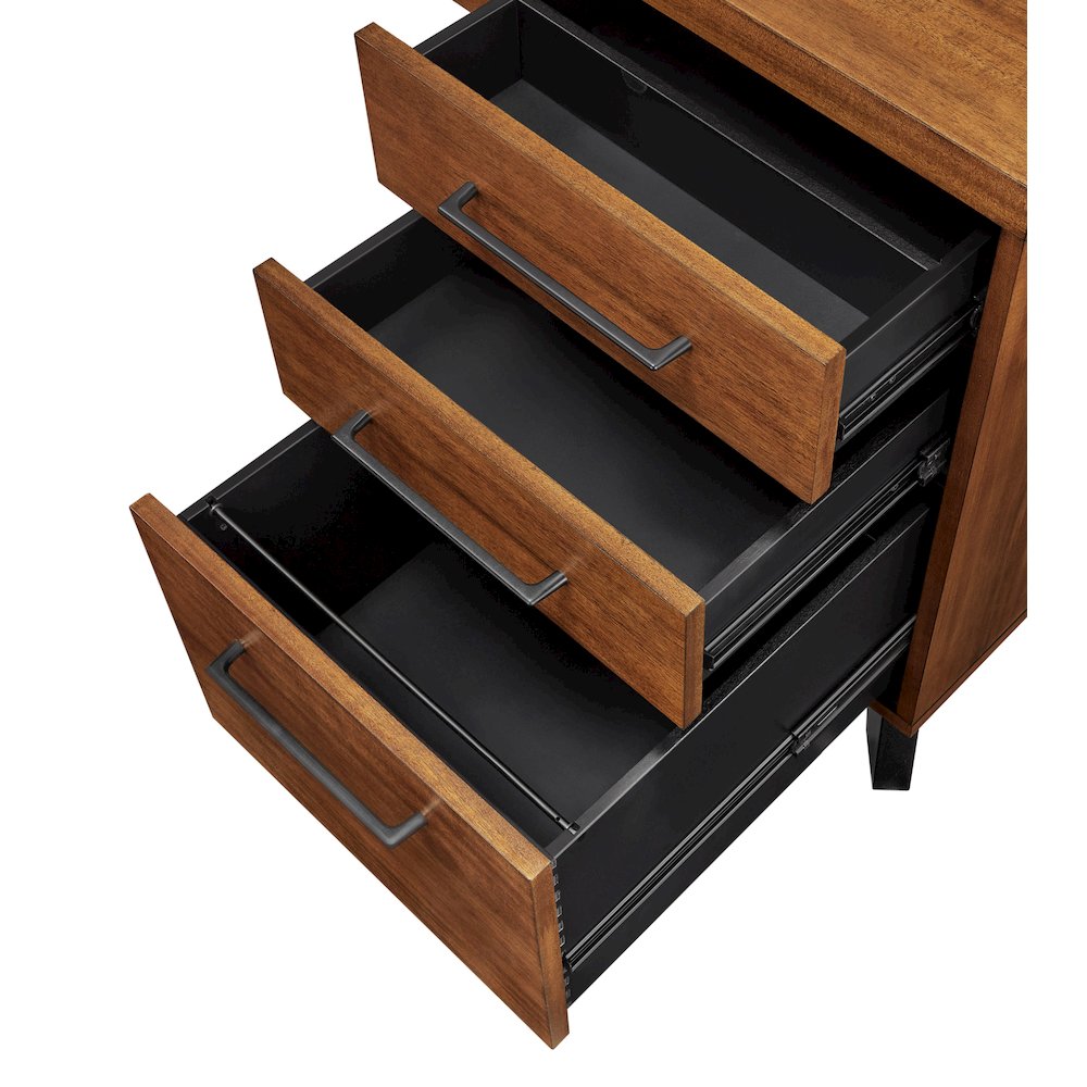 Avery Wood Double Pedestal Executive Desk,Fully Assembled