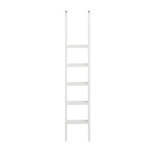 Contemporary Decorative Wooden Ladder, Fully Assembled White