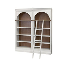 Contemporary Decorative Wooden Ladder, Fully Assembled White