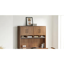 Avery Wood Hutch With Doors, Fully Assembled