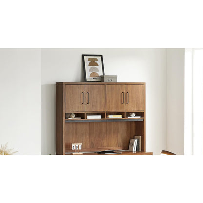 Avery Wood Hutch With Doors, Fully Assembled