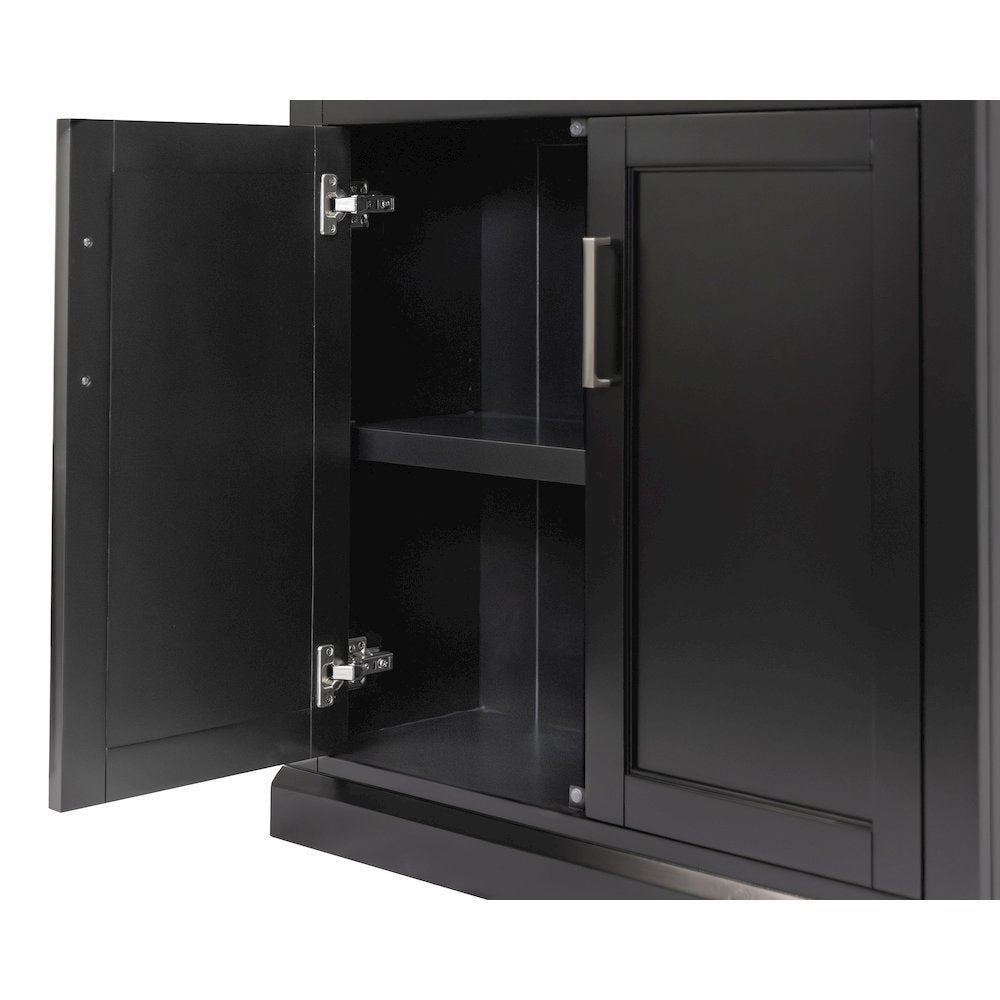 Modern Wood Lower Doors Bookcase, Office Bookcase, Office Shelving