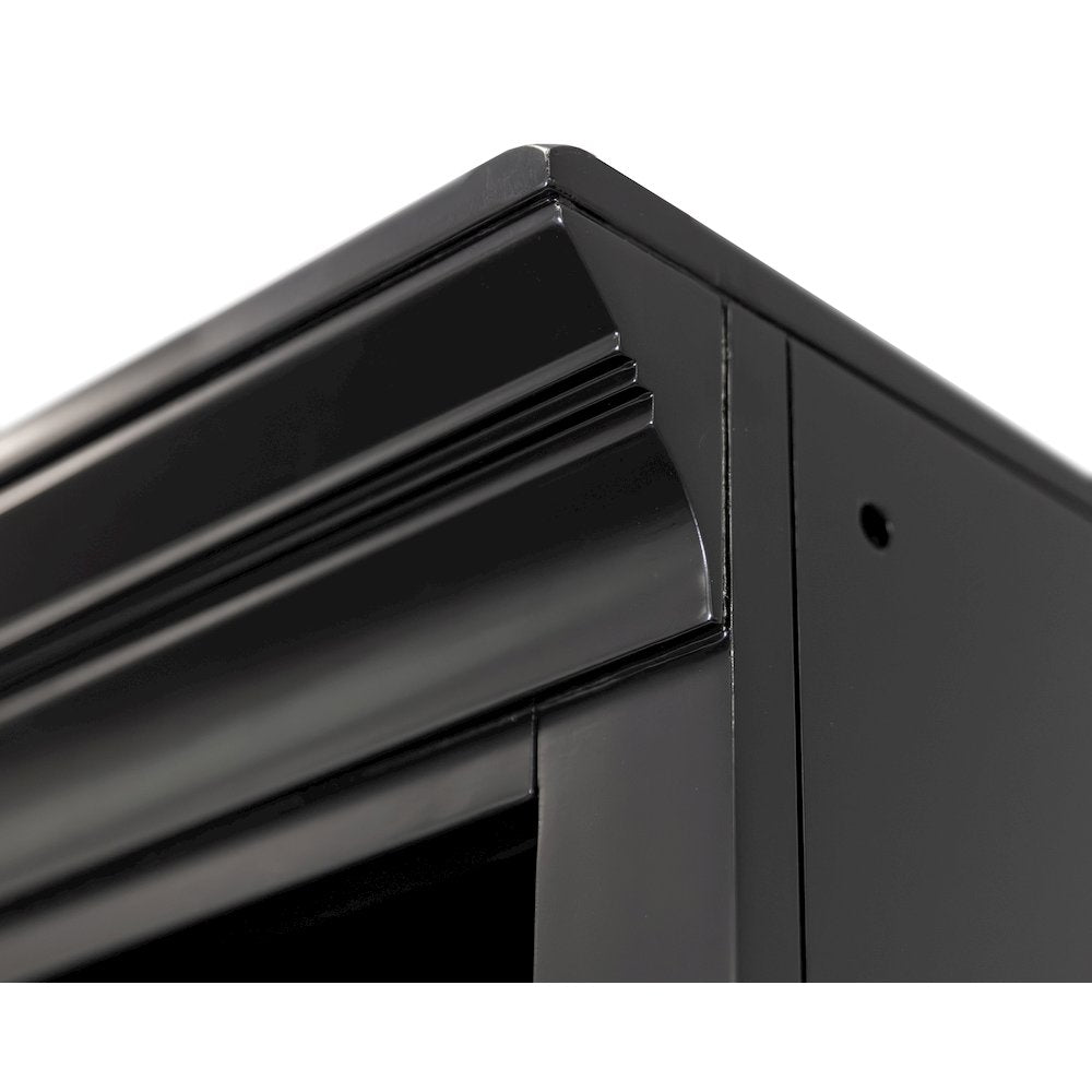 Modern Wood Lower Doors Bookcase, Office Bookcase, Office Shelving
