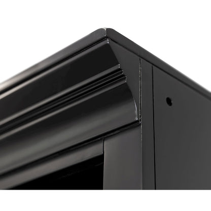 Modern Wood Lower Doors Bookcase, Office Bookcase, Office Shelving