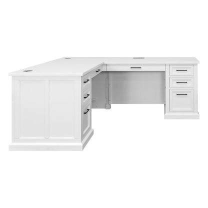 Abby Wood L-Desk & Return