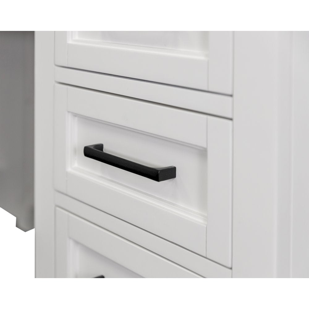 Abby Wood L-Desk & Return