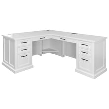 Abby Wood L-Desk & Return