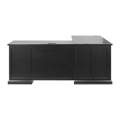 Modern Wood L-Desk & Return, Writing Table & Return, Office Desk & Return