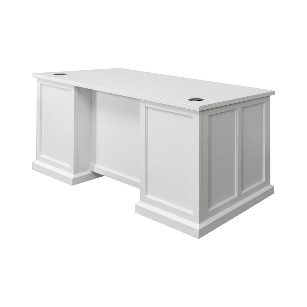 Abby Wood Double Pedestal Executive Desk