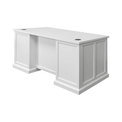 Abby Wood Double Pedestal Executive Desk