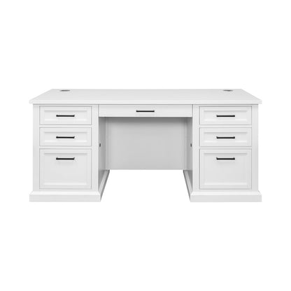 Abby Wood Double Pedestal Executive Desk