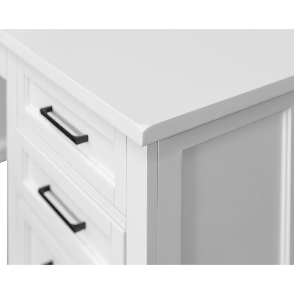 Abby Wood Double Pedestal Executive Desk