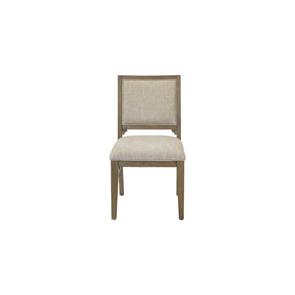 Bluff Point Two Wood Modern Kitchen Dining Table Chairs, Brown