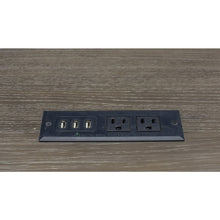 Carson Wood Open L-Desk & Return, Gray