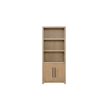 Canyon Drive Wood Bookcase with Doors, Fully Assembled