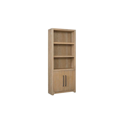 Canyon Drive Wood Bookcase with Doors, Fully Assembled