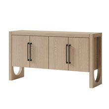Modern Wood Sideboard, Dining Storage, TV Stand, Light Brown