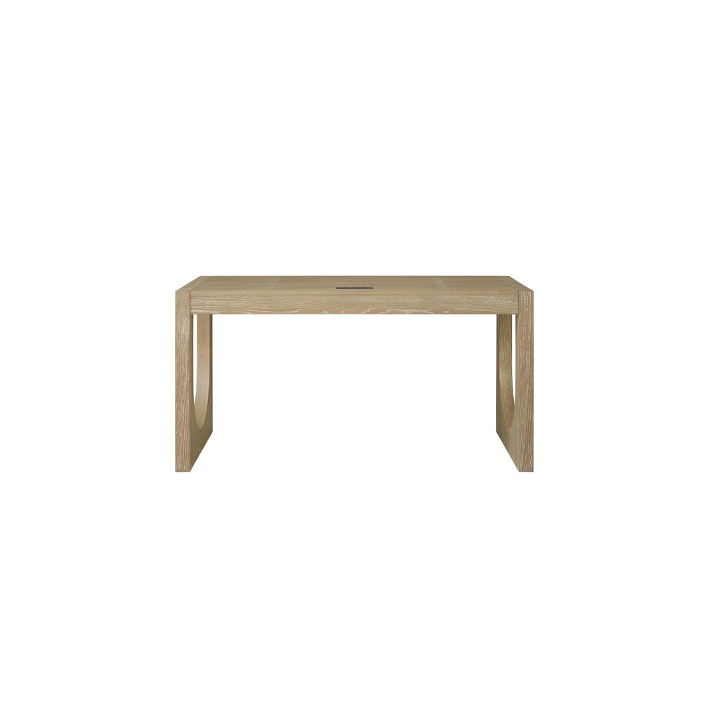 Canyon Drive Modern Wood Office Writing Desk, Light Brown