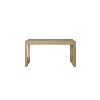 Canyon Drive Modern Wood Office Writing Desk, Light Brown