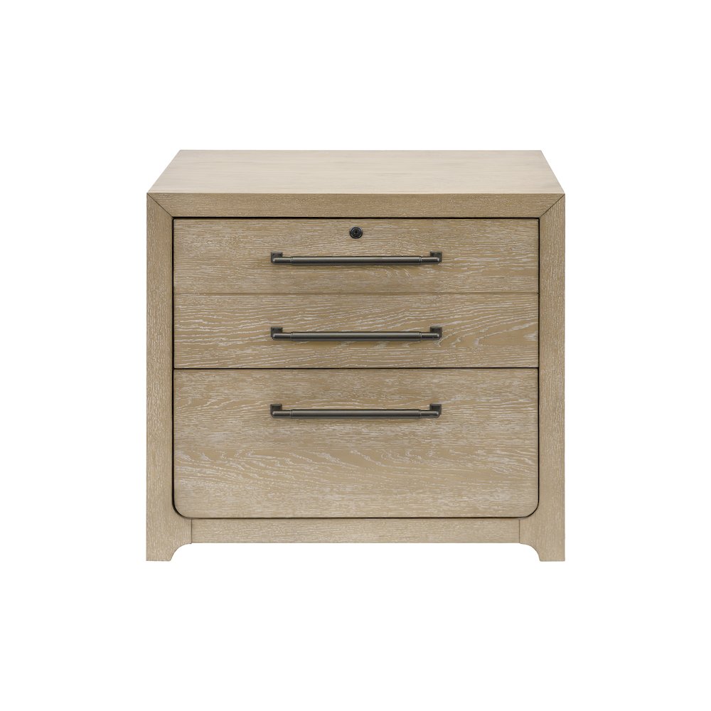 Canyon Drive Modern Wood Lateral File, Light Brown