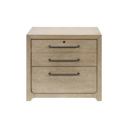 Canyon Drive Modern Wood Lateral File, Light Brown