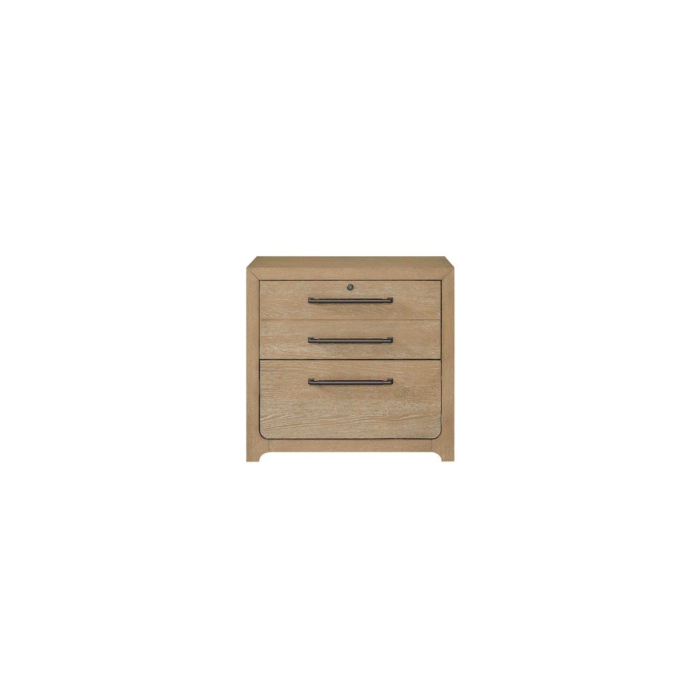Canyon Drive Modern Wood Lateral File, Light Brown