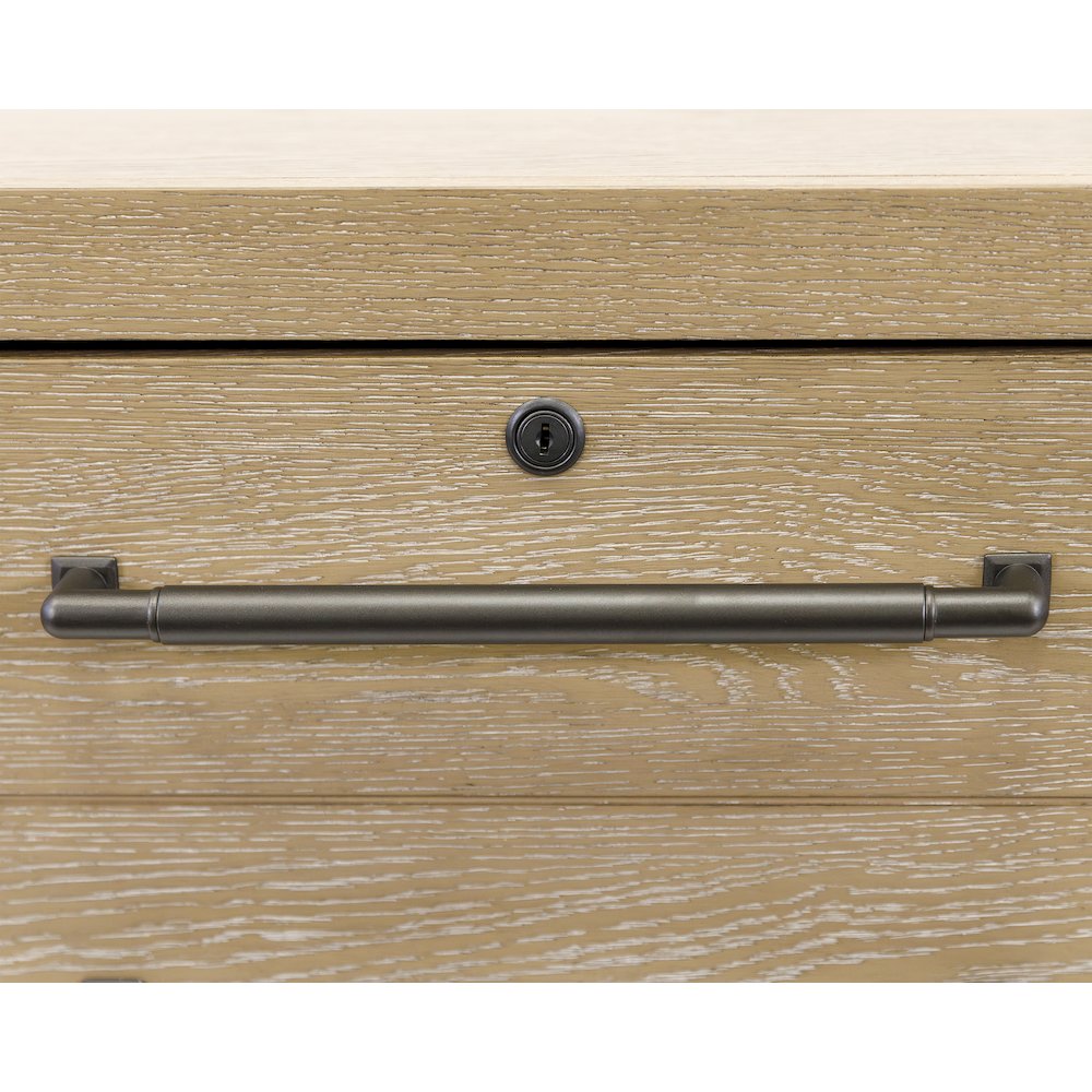 Canyon Drive Modern Wood Lateral File, Light Brown