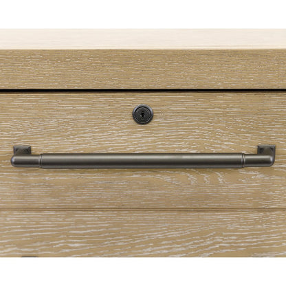 Canyon Drive Modern Wood Lateral File, Light Brown