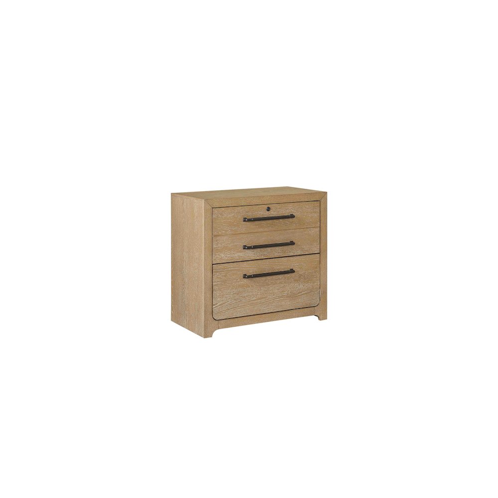 Canyon Drive Modern Wood Lateral File, Light Brown