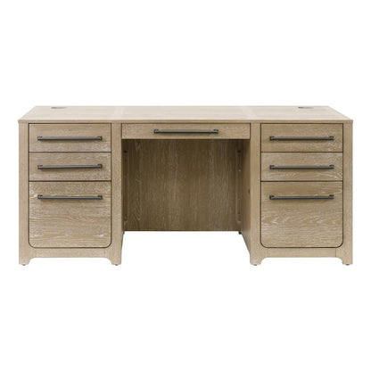Canyon Drive Wood Double Pedestal Executive Desk