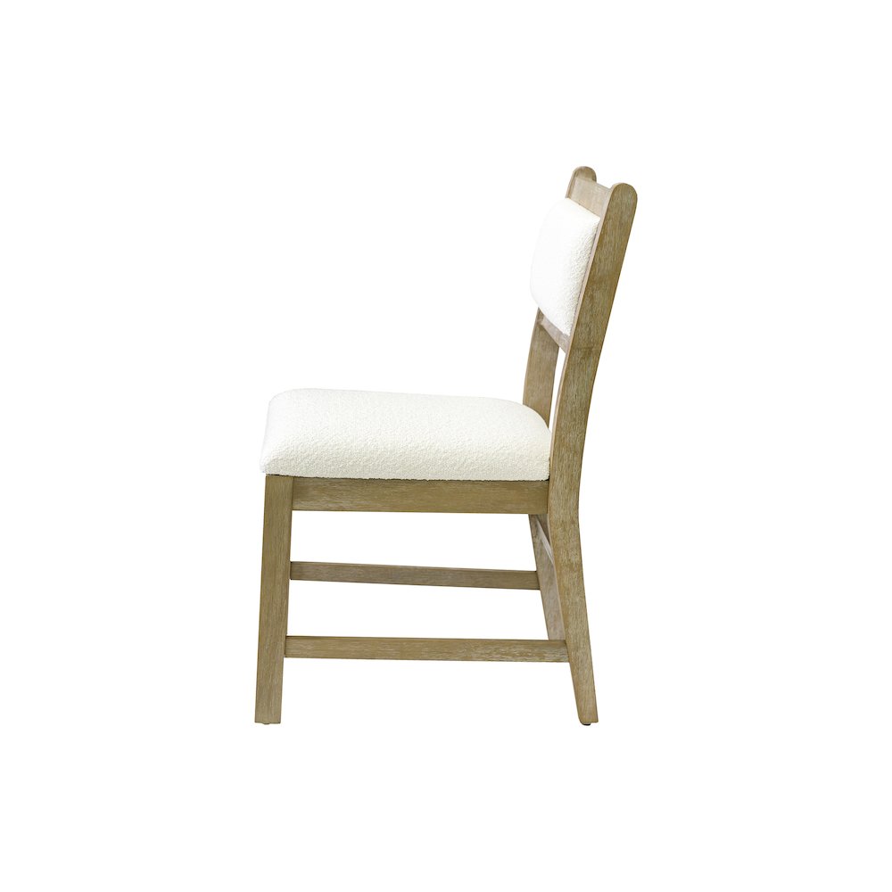 Canyon Drive Two Wood Modern Kitchen Table Chairs, Light Brown