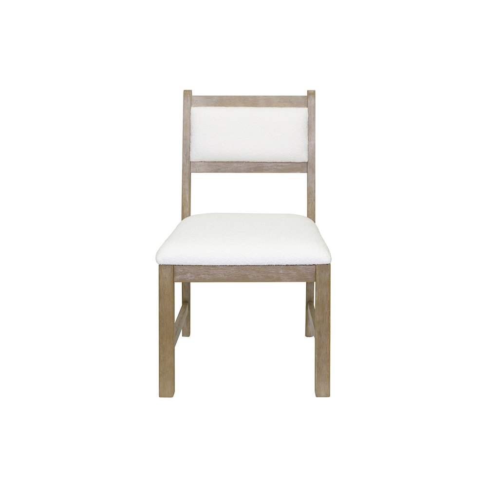 Canyon Drive Two Wood Modern Kitchen Table Chairs, Light Brown