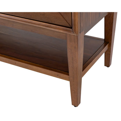 Mid-Century Modern Wood Dining Display Cabinet, Kitchen Storage, Bookcase, Brown