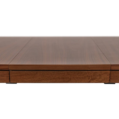 Mid-Century Modern Wood Kitchen Dining Table, Brown
