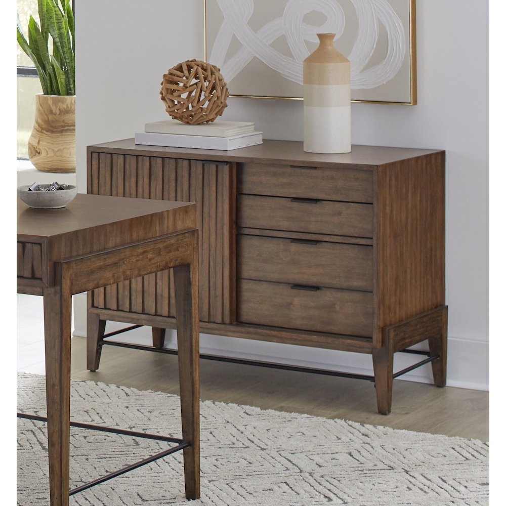 Delray Small Console with File Drawers