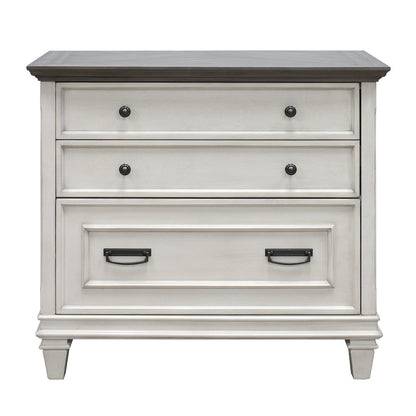Hartford Wood Lateral File With Locking Legal/Letter File Drawer