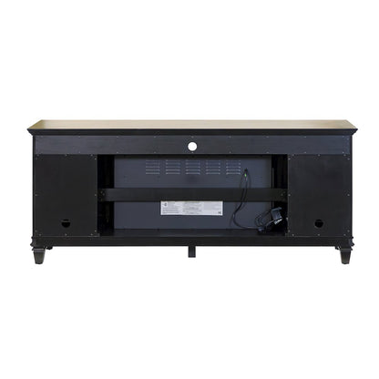 Palisades 67" Fireplace Console, Fully Assembled, Gray