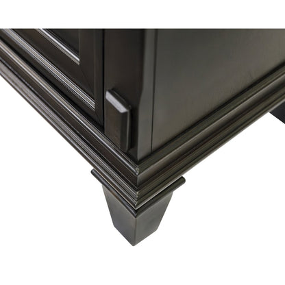 Palisades 67" Fireplace Console, Fully Assembled, Gray