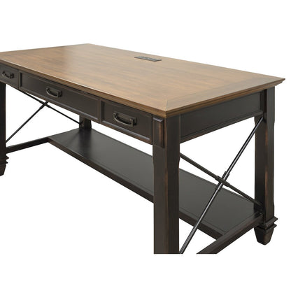 Hartford Wood Writing Desk, Brown