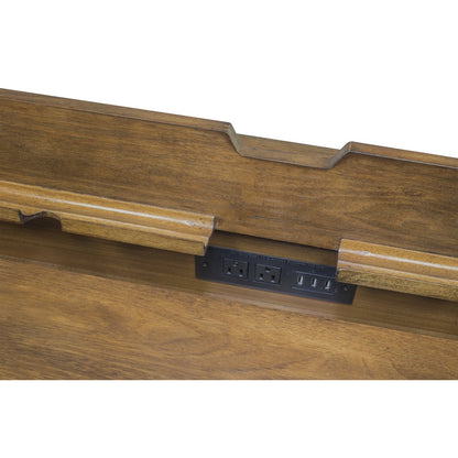 Hartford Wood Electric Sit/Stand Desk, Black