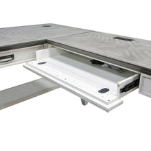 Hartford Wood Open L-Desk and Return, Writing Table and Return