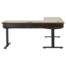 Hartford Electric Sit/Stand L-Desk and Return, Height Adustable