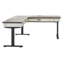 Hartford Electric Sit/Stand L-Desk and Return, Height Adjustable
