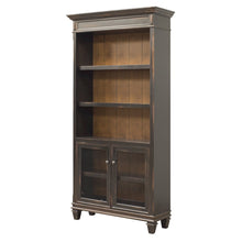 Hartford Open Wood Bookcase, Black